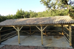 Hangar charpente traditionnelle à Tourves réalisation OSSBOIS