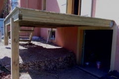 Terrasse bois pin autoclave à Bras réalisation OSSBOIS