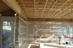 Contruction d'une maison à ossature bois avec enduit de finition et bardage douglas au THORONET dans le VAR 83 (23)