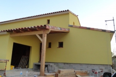 construction maison ossature bois à bras